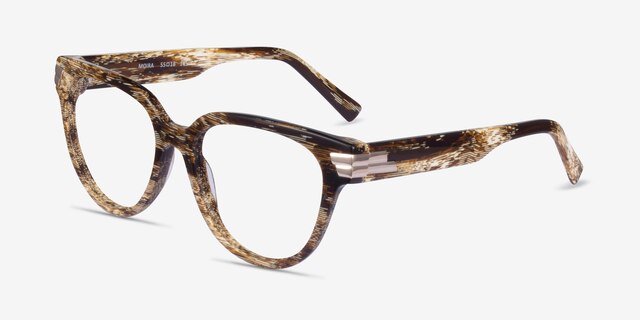 Moira Brown AcetateEyeglass Frames from EyeBuyDirect, Angle View