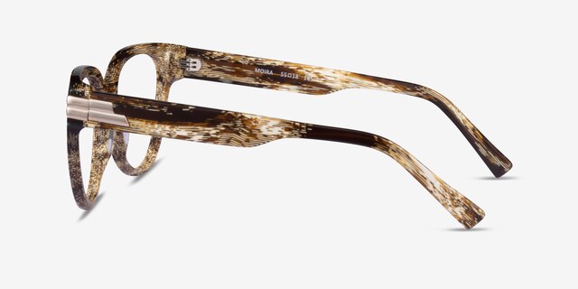 Moira Brown AcetateEyeglass Frames from EyeBuyDirect, Side View
