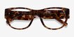 Aine Brown Floral AcetateEyeglass Frames from EyeBuyDirect, Closed View