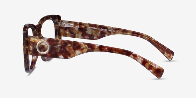 Valencia Brown AcetateEyeglass Frames from EyeBuyDirect, Side View