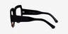Fira Black Tortoise AcetateEyeglass Frames from EyeBuyDirect, Side View