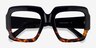Fira Black Tortoise AcetateEyeglass Frames from EyeBuyDirect, Closed View