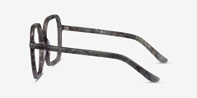 Artemis Gray AcetateEyeglass Frames from EyeBuyDirect, Side View