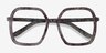 Artemis Gray AcetateEyeglass Frames from EyeBuyDirect, Closed View