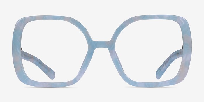 Irene Light Blue Acetate Eyeglass Frames from EyeBuyDirect