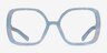 Irene Light Blue AcetateEyeglass Frames from EyeBuyDirect, Front View