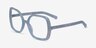 Irene Light Blue AcetateEyeglass Frames from EyeBuyDirect, Angle View