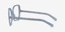 Irene Light Blue AcetateEyeglass Frames from EyeBuyDirect, Side View