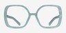 Irene Green AcetateEyeglass Frames from EyeBuyDirect, Front View
