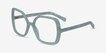 Irene Green AcetateEyeglass Frames from EyeBuyDirect, Angle View