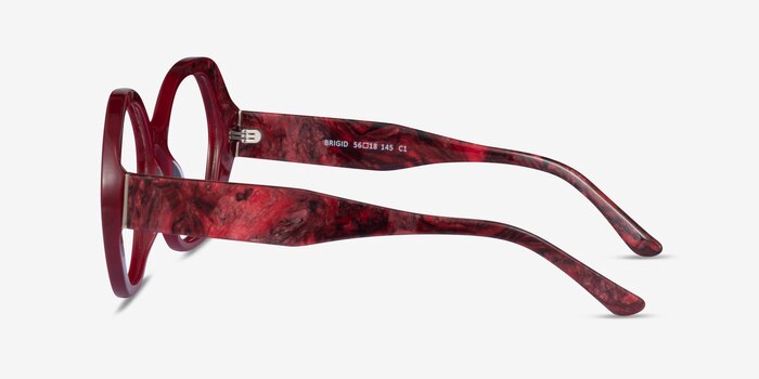 Brigid Red Acetate Eyeglass Frames from EyeBuyDirect