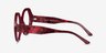 Brigid Red AcetateEyeglass Frames from EyeBuyDirect, Side View