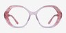 Brigid Pink AcetateEyeglass Frames from EyeBuyDirect, Front View