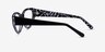 Tia Black AcetateEyeglass Frames from EyeBuyDirect, Side View