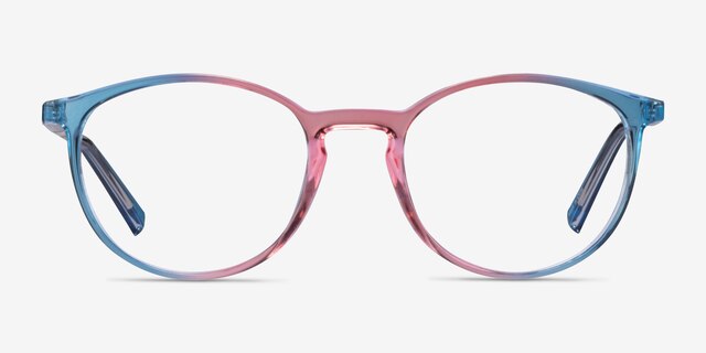 True Rainbow PlasticEyeglass Frames from EyeBuyDirect, Front View