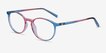 True Rainbow PlasticEyeglass Frames from EyeBuyDirect, Angle View