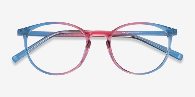 True Rainbow PlasticEyeglass Frames from EyeBuyDirect, Closed View