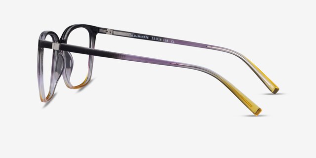 Illuminate Rainbow PlasticEyeglass Frames from EyeBuyDirect, Side View
