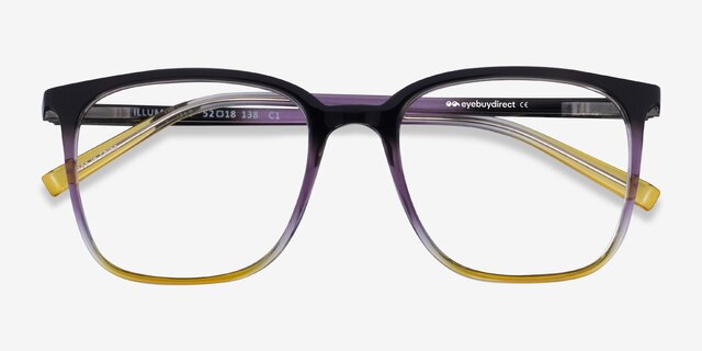 Illuminate Rainbow PlasticEyeglass Frames from EyeBuyDirect, Closed View