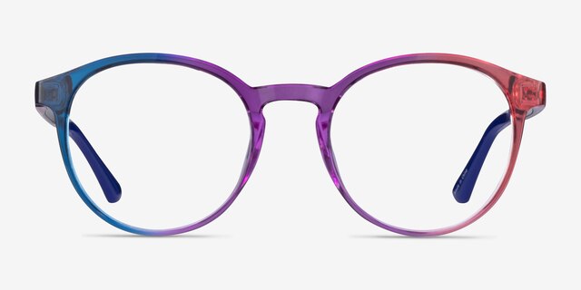 Amplify Rainbow PlasticEyeglass Frames from EyeBuyDirect, Front View