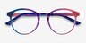 Amplify Rainbow PlasticEyeglass Frames from EyeBuyDirect, Closed View