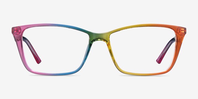 Sunbeam Rainbow PlasticEyeglass Frames from EyeBuyDirect, Front View