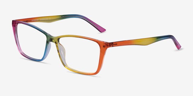 Sunbeam Rainbow PlasticEyeglass Frames from EyeBuyDirect, Angle View