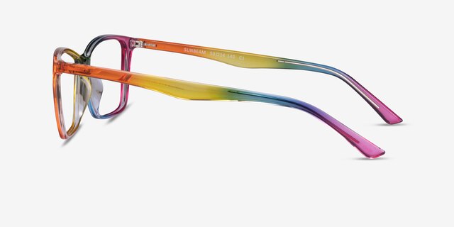 Sunbeam Rainbow PlasticEyeglass Frames from EyeBuyDirect, Side View