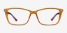 Sunbeam Orange Rainbow PlasticEyeglass Frames from EyeBuyDirect, Front View