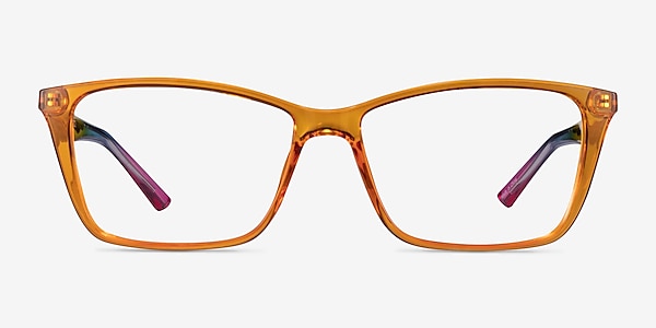 Sunbeam Orange Rainbow Plastic Eyeglass Frames
