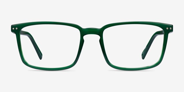 Moringa Green Eco-friendlyEyeglass Frames from EyeBuyDirect, Front View