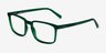 Moringa Green Eco-friendlyEyeglass Frames from EyeBuyDirect, Angle View