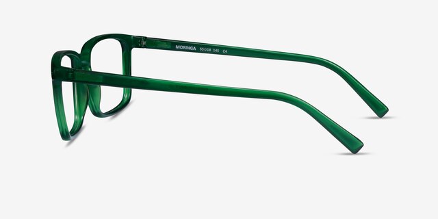 Moringa Green Eco-friendlyEyeglass Frames from EyeBuyDirect, Side View