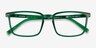 Moringa Green Eco-friendlyEyeglass Frames from EyeBuyDirect, Closed View