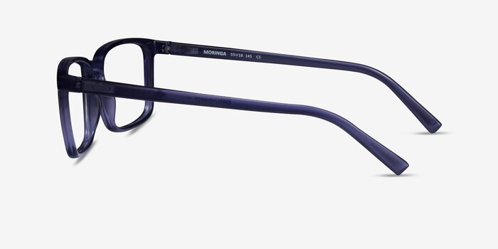 Moringa Crystal Dark Blue Eco-friendly Eyeglass Frames from EyeBuyDirect