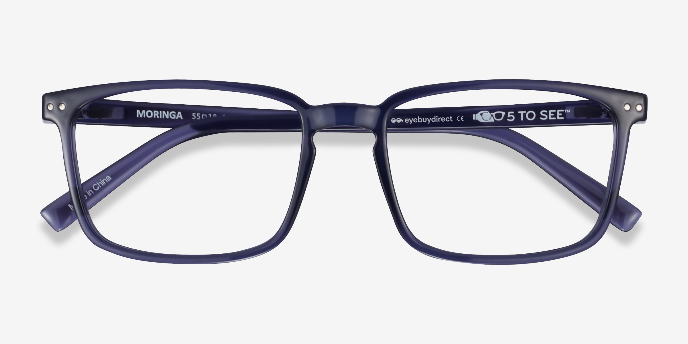 中国産　マックレーテナガコガネ　55mm 49mm Moringa Rectangle Basalt Full Rim Eyeglasses | Eyebuydirect