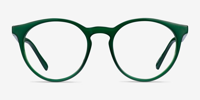 Ginkgo Green Eco-friendlyEyeglass Frames from EyeBuyDirect, Front View