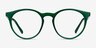 Ginkgo Green Eco-friendlyEyeglass Frames from EyeBuyDirect, Front View