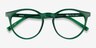 Ginkgo Green Eco-friendlyEyeglass Frames from EyeBuyDirect, Closed View