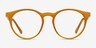 Ginkgo Yellow PlasticEyeglass Frames from EyeBuyDirect, Front View