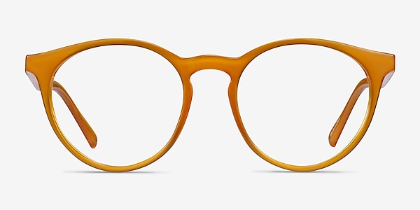 Ginkgo Yellow Plastic Eyeglass Frames