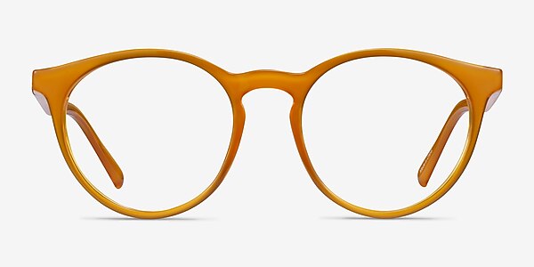 Ginkgo Yellow Plastic Eyeglass Frames