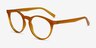 Ginkgo Yellow PlasticEyeglass Frames from EyeBuyDirect, Angle View