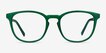 Persea Green PlasticEyeglass Frames from EyeBuyDirect, Front View