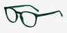 Persea Green Eco-friendlyEyeglass Frames from EyeBuyDirect, Angle View