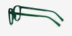 Persea Green PlasticEyeglass Frames from EyeBuyDirect, Side View