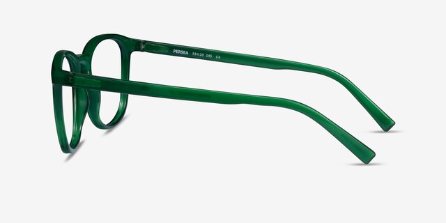 Persea Green Eco-friendlyEyeglass Frames from EyeBuyDirect, Side View