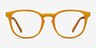 Persea Yellow Eco-friendlyEyeglass Frames from EyeBuyDirect, Front View