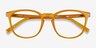 Persea Yellow Eco-friendlyEyeglass Frames from EyeBuyDirect, Closed View