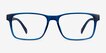 Beech Crystal Dark Blue PlasticEyeglass Frames from EyeBuyDirect, Front View